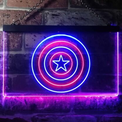 Captain America Shield LED Neon Sign neon sign LED