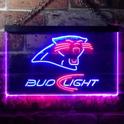 Carolina Panthers Bud Light LED Neon Sign neon sign LED