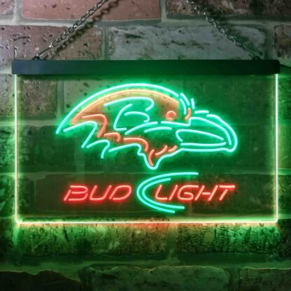 Baltimore Ravens Bud Light LED Neon Sign neon sign LED