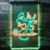 Budweiser Cowboy Guitar LED Neon Sign