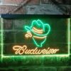 Budweiser Cowboy Head LED Neon Sign