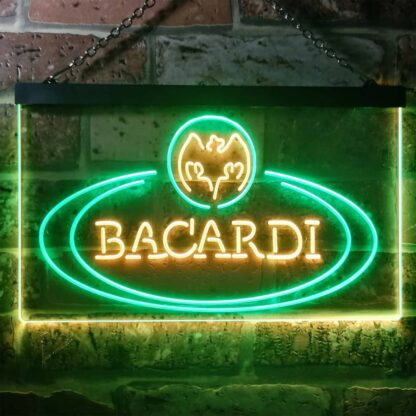 Bacardi Banner Logo LED Neon Sign neon sign LED