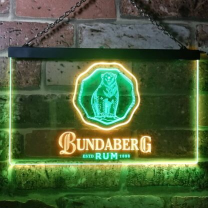 Bundaberg Bear Logo LED Neon Sign neon sign LED