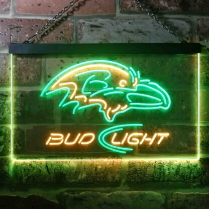 Baltimore Ravens Bud Light LED Neon Sign neon sign LED