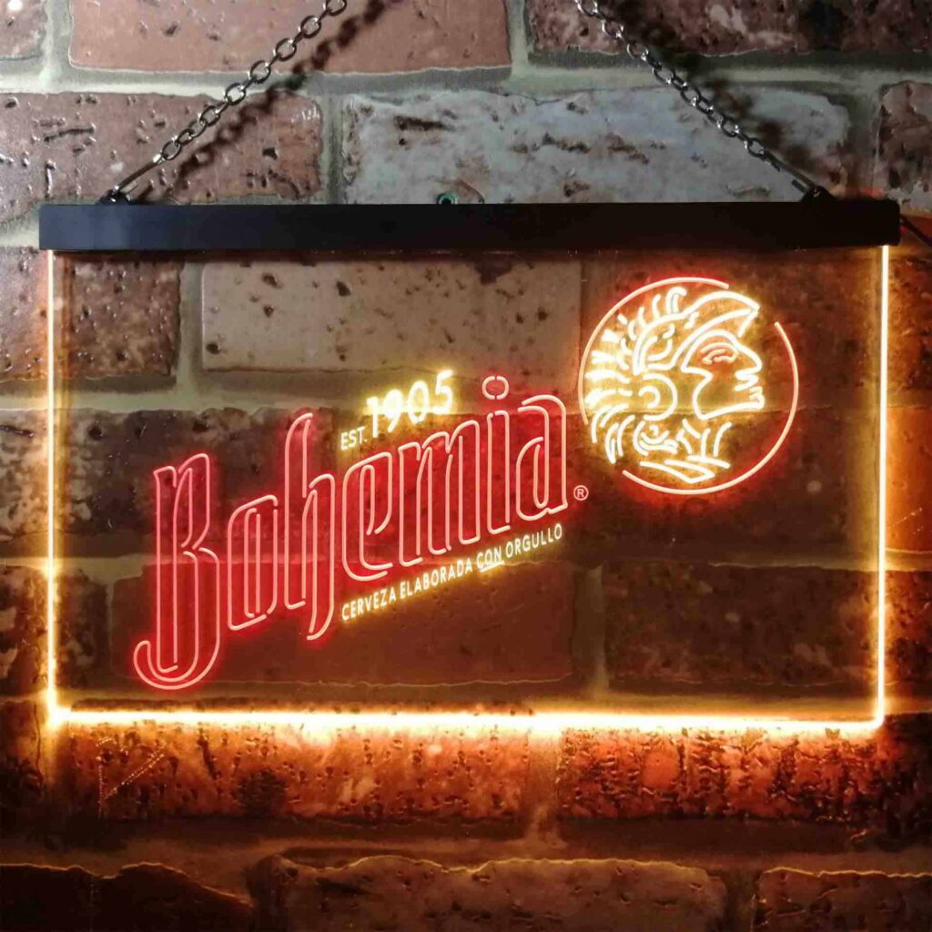 Bohemia Beer Logo 1 LED Neon Sign - neon sign - LED sign - shop - What ...