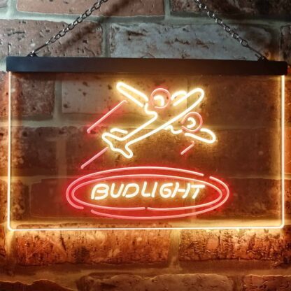 Bud Light Plane LED Neon Sign neon sign LED