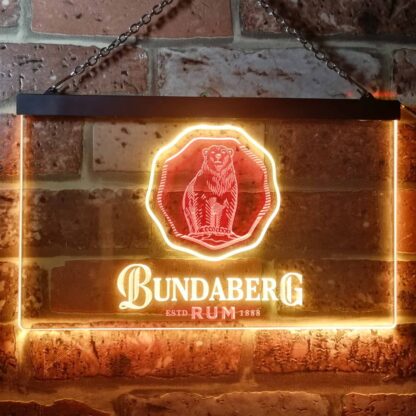 Bundaberg Bear Logo LED Neon Sign neon sign LED