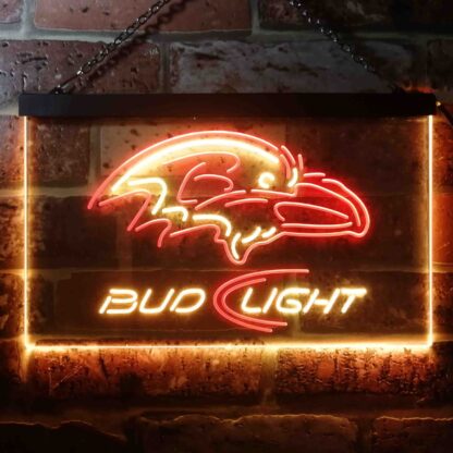 Baltimore Ravens Bud Light LED Neon Sign neon sign LED