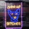 Bud Light Drink Up Dog LED Neon Sign