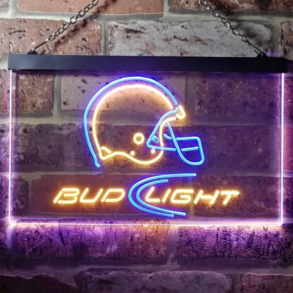 Bud Light Helmet LED Neon Sign neon sign LED