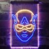 Captain America Face LED Neon Sign