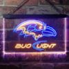 Baltimore Ravens Bud Light LED Neon Sign