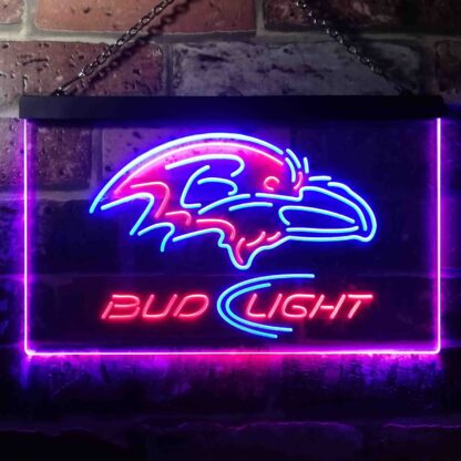 Baltimore Ravens Bud Light LED Neon Sign neon sign LED