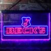 Beck's Key Logo LED Neon Sign