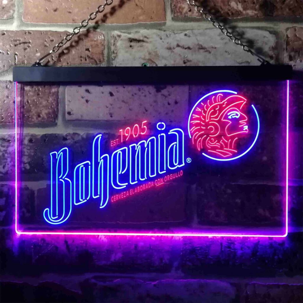 Bohemia Beer Logo 1 LED Neon Sign - neon sign - LED sign - shop - What ...