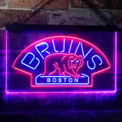 Boston Bruins Logo 1 LED Neon Sign - Legacy Edition neon sign LED