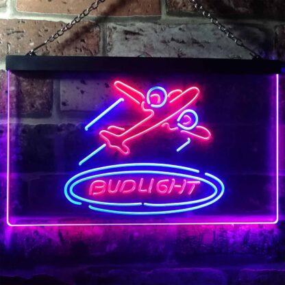 Bud Light Plane LED Neon Sign neon sign LED