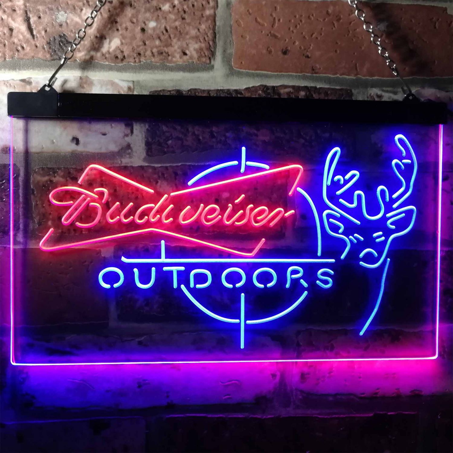 Budweiser Outdoors LED Neon Sign - neon sign - LED sign - shop - What's ...