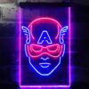 Captain America Face LED Neon Sign