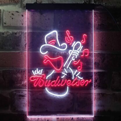 Budweiser Cowboy Guitar LED Neon Sign neon sign LED
