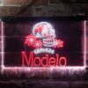 Cerveza Modelo Skull LED Neon Sign