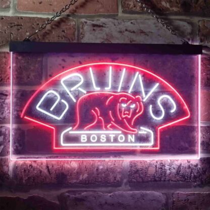 Boston Bruins Logo 1 LED Neon Sign - Legacy Edition neon sign LED