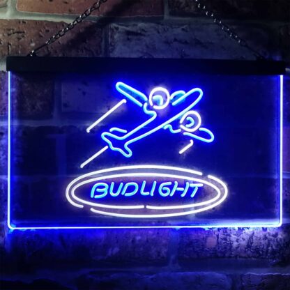 Bud Light Plane LED Neon Sign neon sign LED