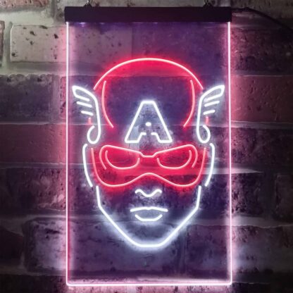 Captain America Face LED Neon Sign neon sign LED