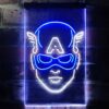 Captain America Face LED Neon Sign