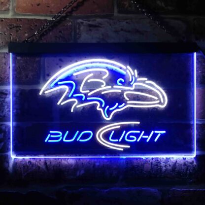 Baltimore Ravens Bud Light LED Neon Sign neon sign LED