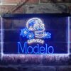 Cerveza Modelo Skull LED Neon Sign