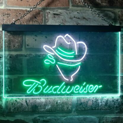Budweiser Cowboy Head LED Neon Sign neon sign LED