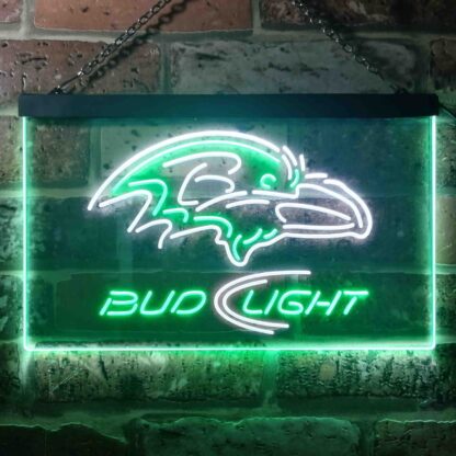 Baltimore Ravens Bud Light LED Neon Sign neon sign LED