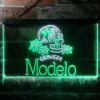Cerveza Modelo Skull LED Neon Sign