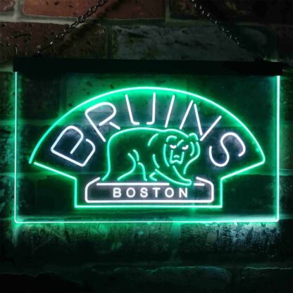 Boston Bruins Logo 1 LED Neon Sign - Legacy Edition neon sign LED