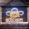 Bud Light George Strait Hat LED Neon Sign