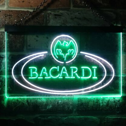 Bacardi Banner Logo LED Neon Sign neon sign LED