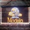 Cerveza Modelo Skull LED Neon Sign