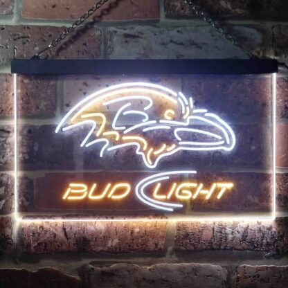 Baltimore Ravens Bud Light LED Neon Sign neon sign LED