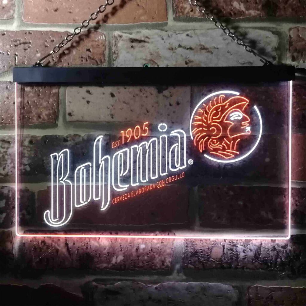 Bohemia Beer Logo 1 LED Neon Sign - neon sign - LED sign - shop - What ...