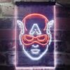 Captain America Face LED Neon Sign
