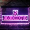 Beck's Key Logo LED Neon Sign
