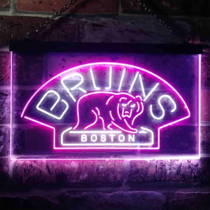 Boston Bruins Logo 1 LED Neon Sign - Legacy Edition neon sign LED