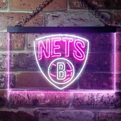 Brooklyn Nets Logo LED Neon Sign neon sign LED