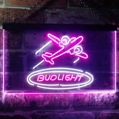 Bud Light Plane LED Neon Sign neon sign LED