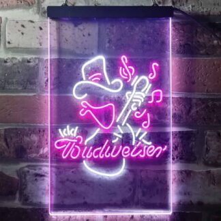 Budweiser Cowboy Guitar LED Neon Sign neon sign LED