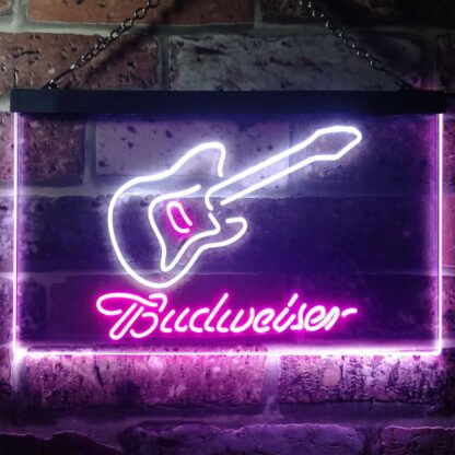 Budweiser Electric Guitar LED Neon Sign neon sign LED
