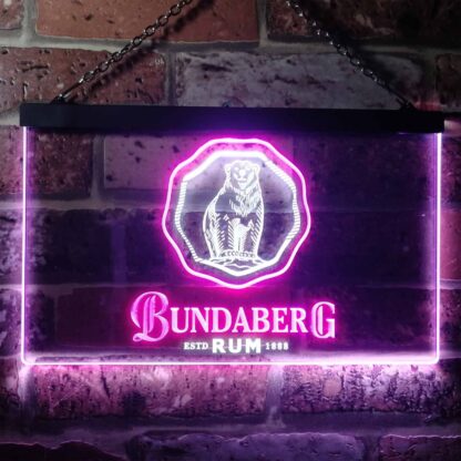 Bundaberg Bear Logo LED Neon Sign neon sign LED