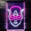 Captain America Face LED Neon Sign