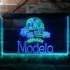 Cerveza Modelo Skull LED Neon Sign